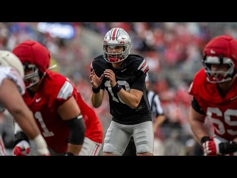 Ohio State spring game postgame interviews