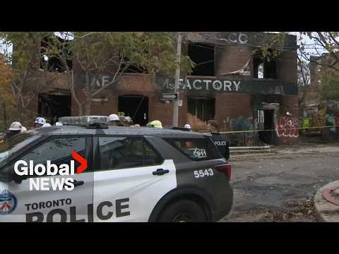 Historic building fire in Toronto's Riverside neighbourhood deemed suspicious by police