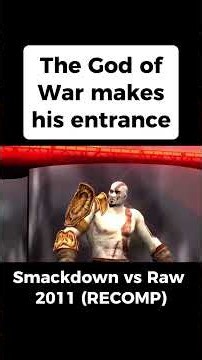 Kratos makes his entrance in SmackDown vs Raw 2011