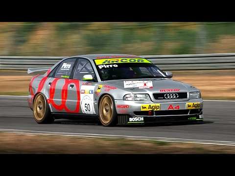 Audi A4 (B5) quattro Super Touring Car: Iconic Intake Sound & OnBoard at the Nürburgring!
