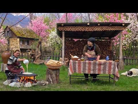 Cooking Traditional Xarço Soup & Fresh Maxara on Open Fire 🌿 Relaxing Village Life