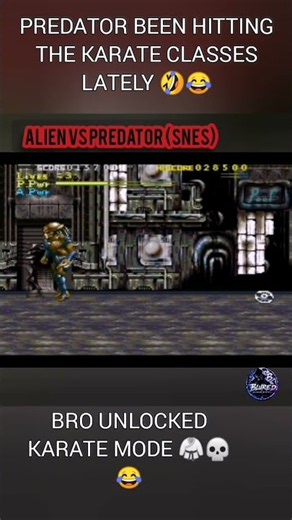 Predator Went to Karate Classes?! 😂💀 | Alien vs Predator SNES