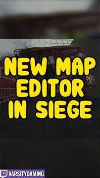 WE NEED THIS MAP EDITOR IN SIEGE #shorts