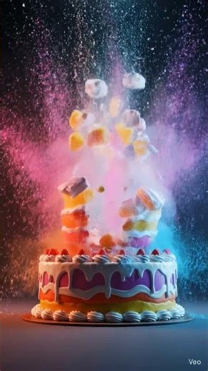 Cake Explosion 😱🎂” #automobile