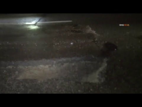 At least 15 cars damaged by West Adams pothole
