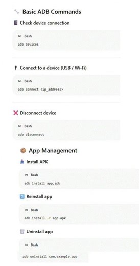 Top ADB Commands Every QA Must Know 🔥📱