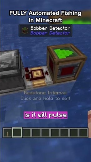 Fully Automated Fishing in Minecraft