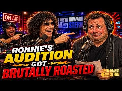 Ronnie’s AWKWARD Audition Gets Brutally Roasted 😂 | The Howard Stern Show