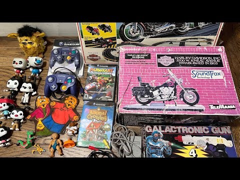 Swap Meet Finds - Sealed GameCube Controller, Harley-Davidson Slot Car #nintendo #harleydavidson