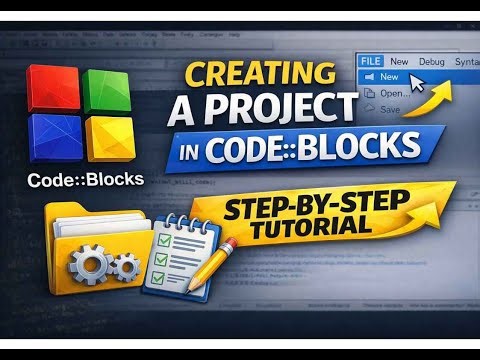 Creating a Project in Code::Blocks | Step-by-Step Guide for Beginners