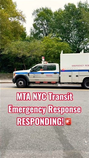 RARE MTA Emergency Response Truck NYC Transit RESPONDING! 🚨 #policecar #police #cops #newyork #nyc