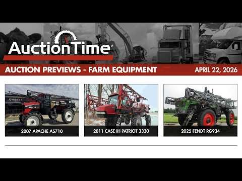 Farm Equipment Auction Preview - April 22, 2026