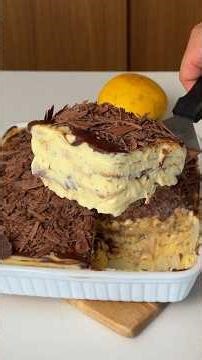 Pavê de maracujá com chocolate / perfeito pro natal!