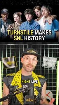 Turnstile make history on Saturday Night Live #rock #metal #hardcoremusic #turnstile
