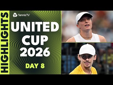 Swiatek-Joint; De Minaur vs Hurkacz in Quarter-Final 🇵🇱🇦🇺 | United Cup 2026 Day 8 Highlights