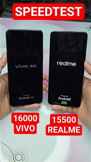 Realme P4x 5G vs Vivo T4x 5G - Speed Test #shorts