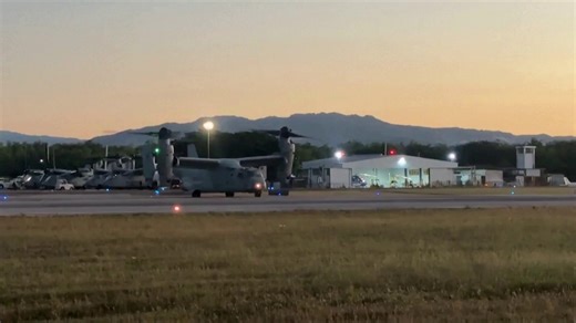 Military activity was seen in the U.S. territory of Puerto Rico on Saturday, Jan. 3, 2026, after the U.S. attacked Venezuela and deposed its long-serving autocratic President Nicolas Maduro in Washington's most direct intervention in Latin America since the 1989 invasion of Panama. Planes were seen taking off, landing and taxiing at two bases on the island situated around 500 miles or 800 kilometers from Venezula. Ahead of the overnight strikes, the U.S. had accused Maduro of running a "narco-st