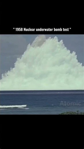 What Happens When a Nuclear Bomb Detonates Underwater? 💥🌊 #nuclear#shorts#history#science#physics
