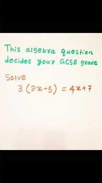 How to solve this algebra question. gcsc mathematics grade 10 mathematics