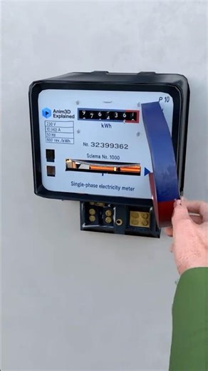 The Electricity Meter Hack You Should Never Try⚠️#science #shorts #experiment