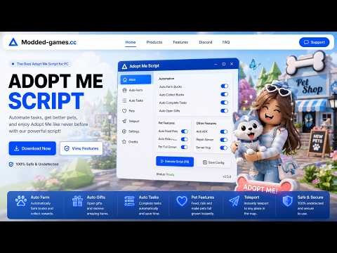 INSANE... Best Adopt Me Script 2026 | Free Working Script - Dupe, Auto Farm & More