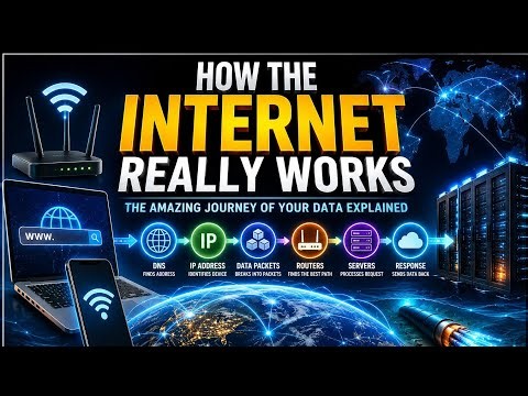 How the Internet REALLY Works 🌐 | The Amazing Journey of Your Data Explained