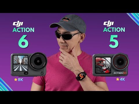 DJI Action 6 vs DJI Action 5 Pro: New 8K and other differences you need to know