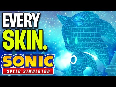 EVERY SIMULATION SKIN in Sonic Speed SImulator