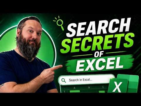Stop Using Ctrl+F in Excel - Do This Instead