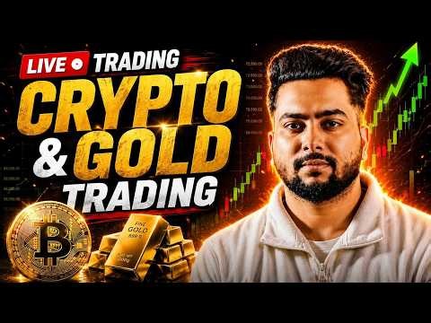 🔴 LIVE: Scalping Bitcoin & Gold | BTC Live Trading | 13th Oct | Markets With Mack