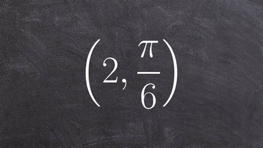 Convert point from polar to rectangular