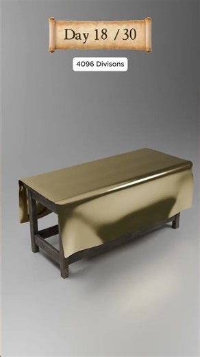 Day 18/30 – This Cloth Simulation Gets Even More Real 😳🧵 | Blender Physics