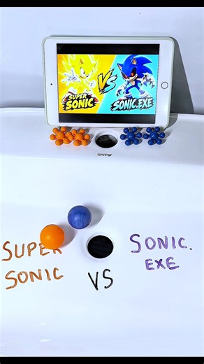🔥Super Sonic 🆚 Sonic.EXE 😈💛 Who Wins?!⚡ #sonic #supersonic #sonicexe #sega #gaming #vs #shorts