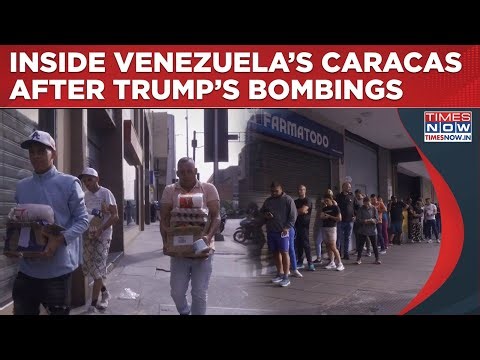 Inside Venezuela’s Caracas Bombed By US: Residents In Panic, Mayhem In City As Trump Captures Maduro