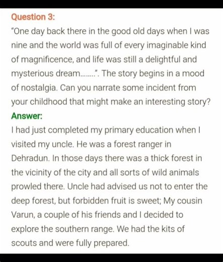 Class-11th English{Snapshot}... NCERT SOLUTIONS...Ch-1 The Summer of the beautiful white horse..