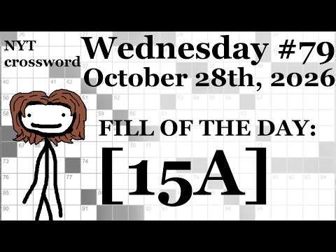 Wednesday, 10/28/26 -- NYT Crossword with Sam
