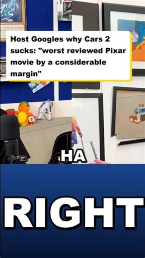 HOST GOOGLES WHY CARS 2 SUCKS: WORST REVIEWED PIXAR MOVIE EVER?! | The Escape Pod Clips