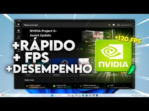 Como OTIMIZAR e CONFIGURAR um PC com NVIDIA para ter mais DESEMPENHO e FPS! (Fácil e Rápido!)