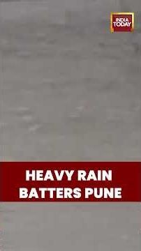 Pune Rain: Heavy Downpour Causes Waterlogging Across City | Residents Face Traffic Issues #monsoon