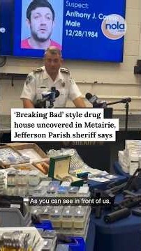 Metairie man arrested with $1 million in drugs created in 'Breaking Bad' home lab, JPSO says