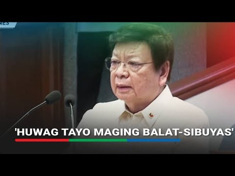 Marcoleta objects to Zubiri's call to strike Imee's video off-the-record | ABS-CBN News