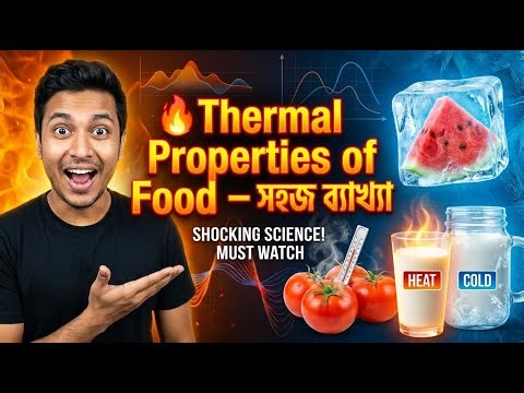 🔥 Thermal Properties of Food – সহজ ব্যাখ্যা