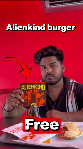 Alienkind Burger Challenge 🍔 | Aao Aur Jeeto ₹2000 #shorts
