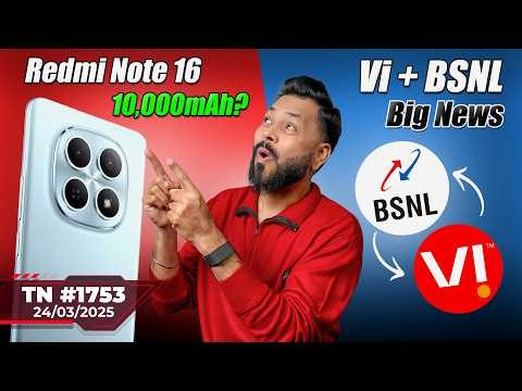 Nord 6 India Launch, Redmi Note 16 10,000mAh?, vivo V70 FE, AGI Is Here?,Vi + BSNL Big News-#TTN1753