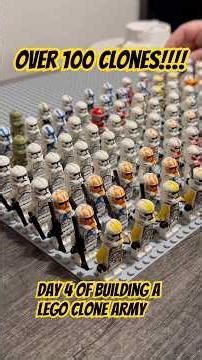DAY 4 OF BUILDING A LEGO CLONE ARMY #starwars #clonewars #legostarwars #fyp