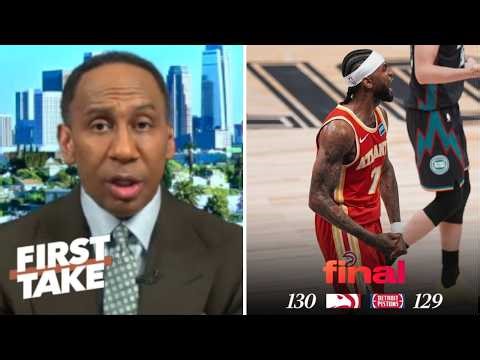 FIRST TAKE | No team wants to play hot Hawks in playoffs - Stephen A. on Atlanta stun Pistons in OT