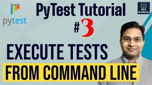 Executing PyTest Tests from Command Line with PyTest Tutorial | Shalini Sharma posted on the topic | LinkedIn