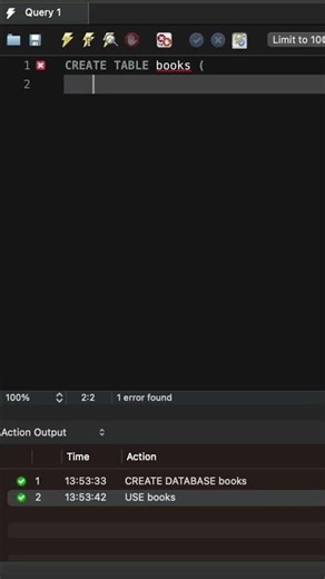 Create Tables Using SQL #sql #mysql #coding #techtips