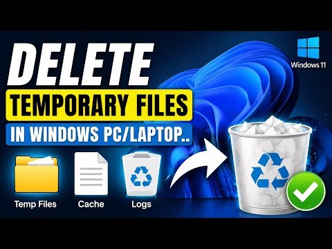 How to Delete Temporary Files in Windows PC/Laptop | Speed Up Your Computer & Free Storage Space