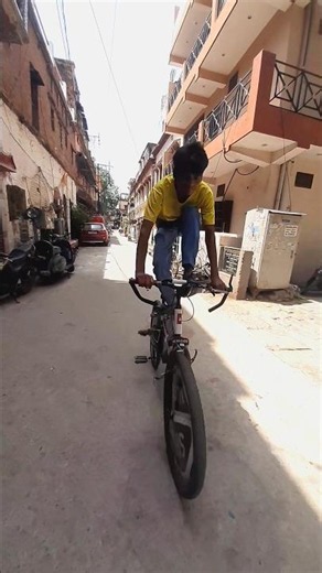 cycle per Khade hokar stunt😱#cyclevlog#stuntvlog#ride